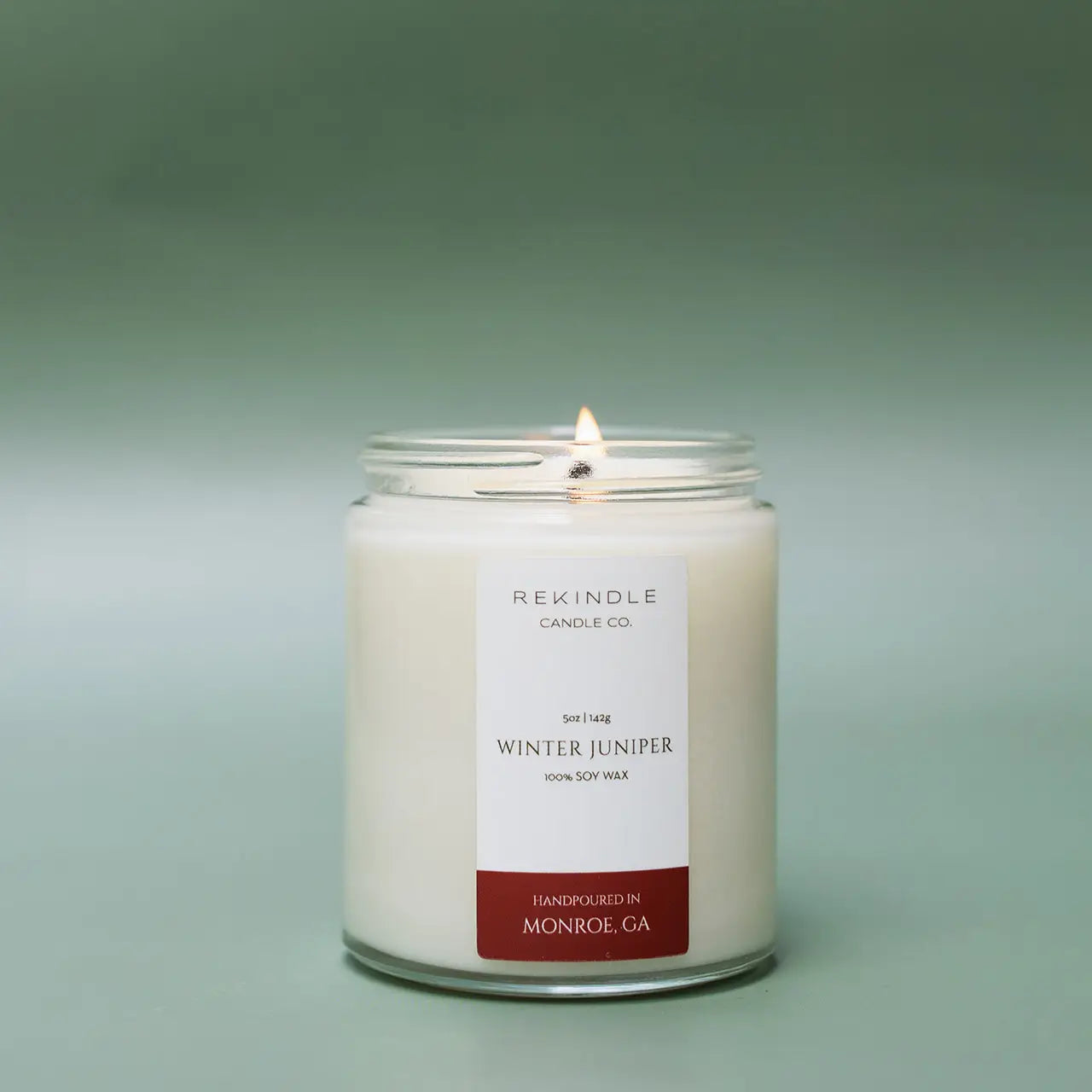 REKINDLE CANDLE CO 5 OZ JAR CANDLE - HOLIDAY SCENTS