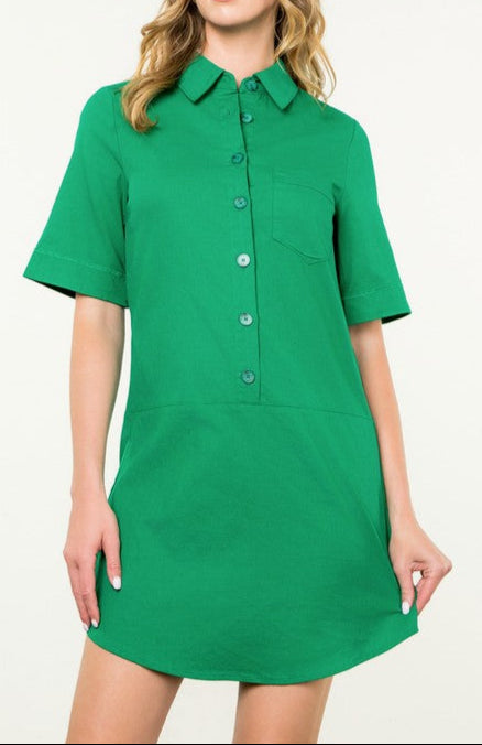 "GREEN PASTURES" DRESS