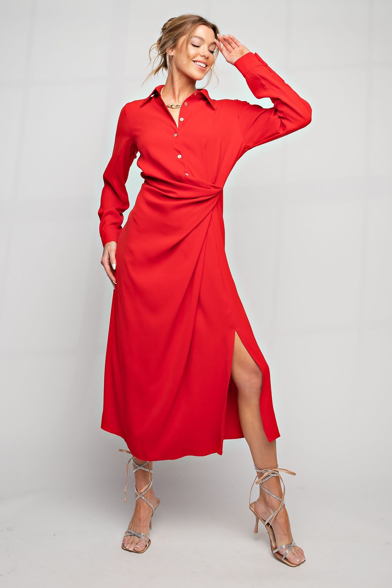 ARIANNA BUTTON DOWN DRESS