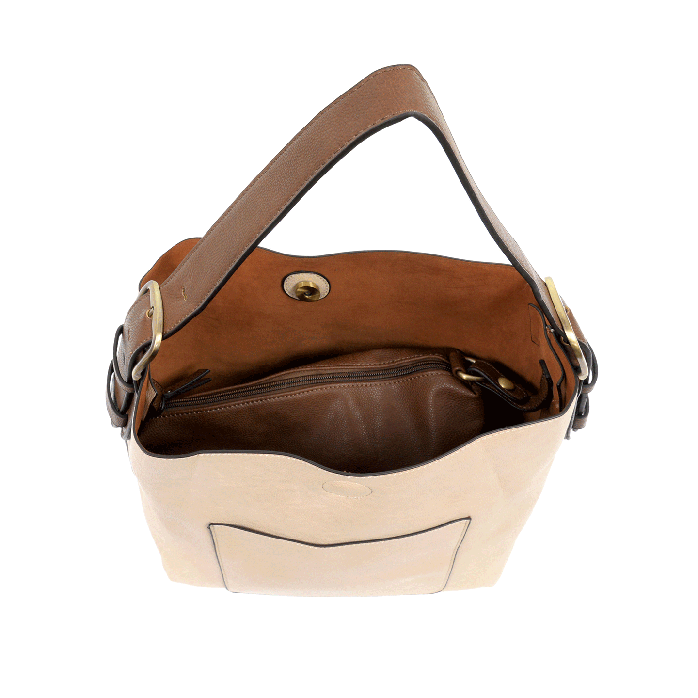 CLASSIC HOBO WITH COFFEE HANDLE HANDBAG