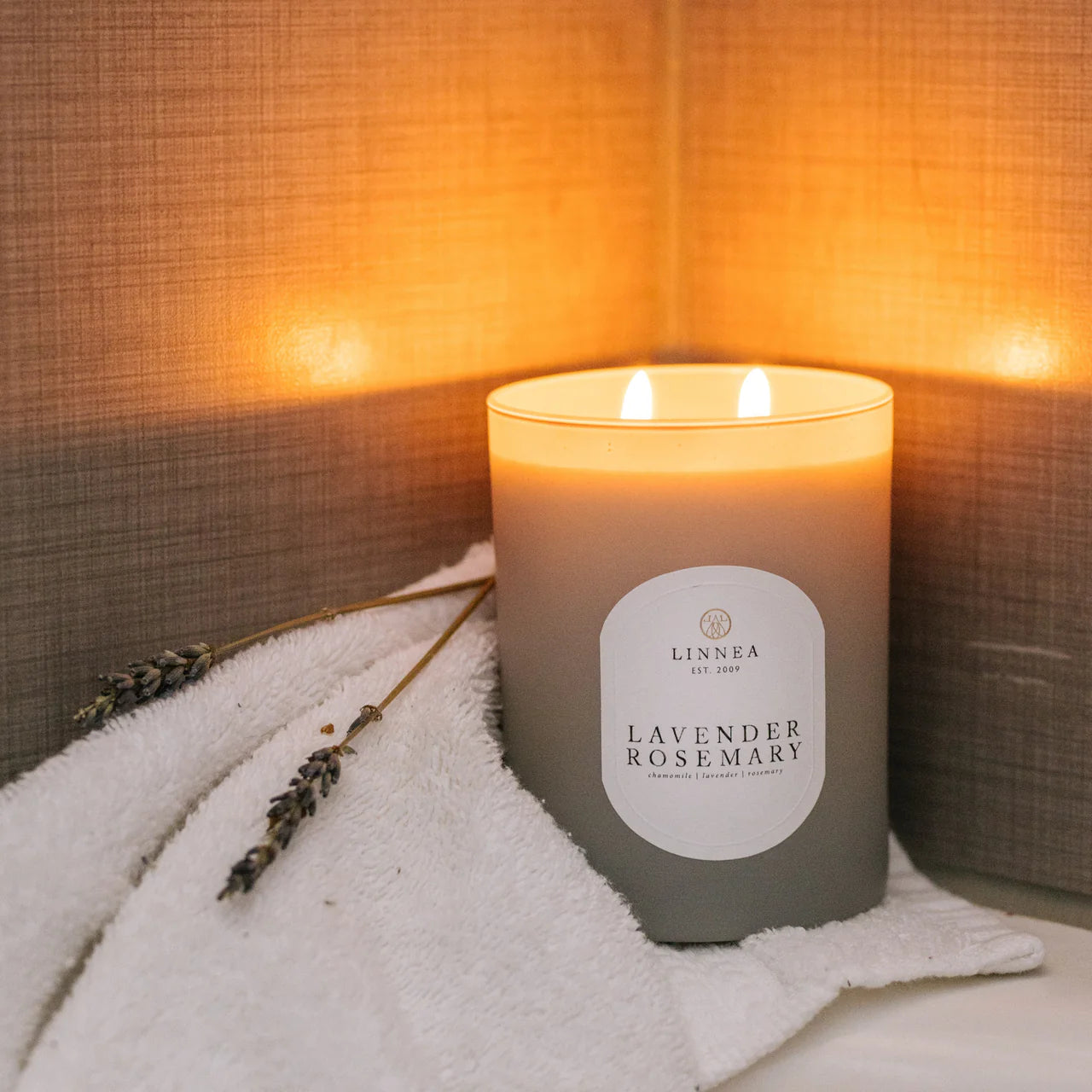 LINNEA LARGE 2 WICK CANDLE