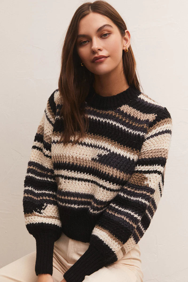ASHEVILLE STRIPE SWEATER