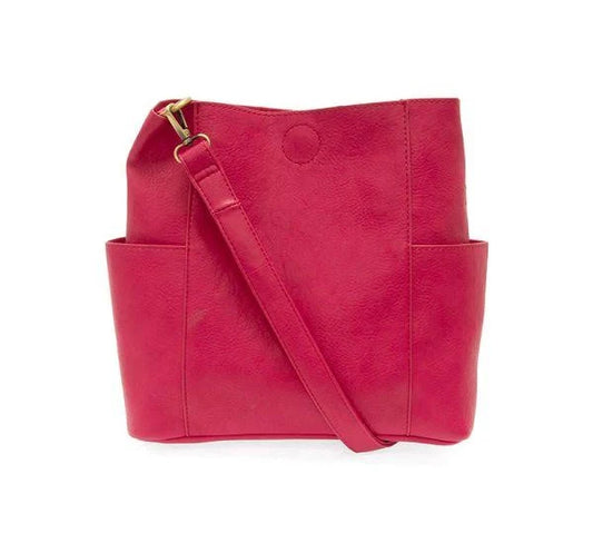 KAYLEIGH SIDE POCKET BUCKET BAG