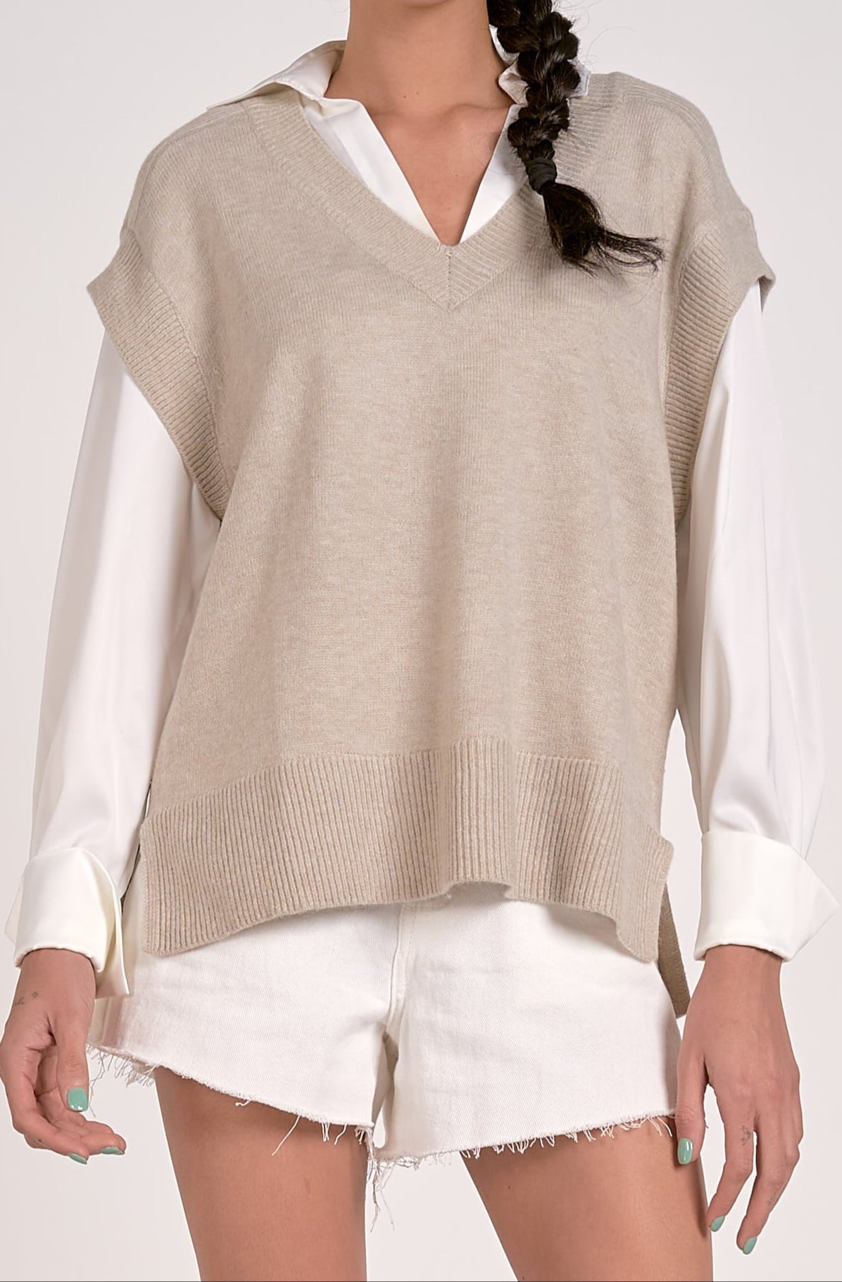 "JOY TO THE FULL" SWEATER VEST