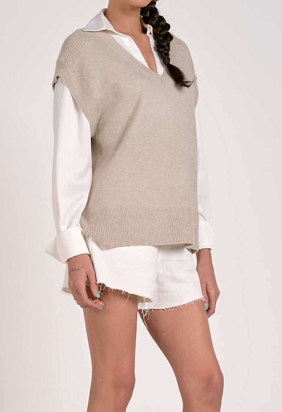 "JOY TO THE FULL" SWEATER VEST