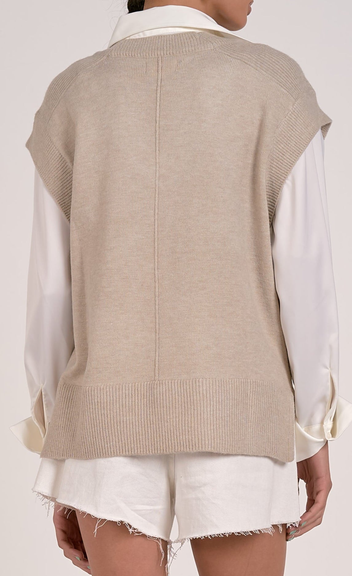 "JOY TO THE FULL" SWEATER VEST