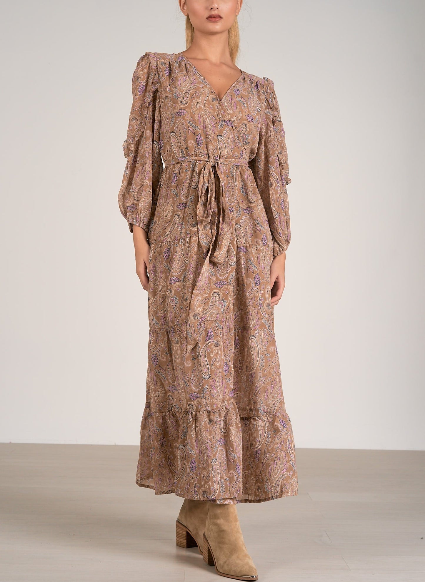 PALMER PAISLEY MAXI DRESS