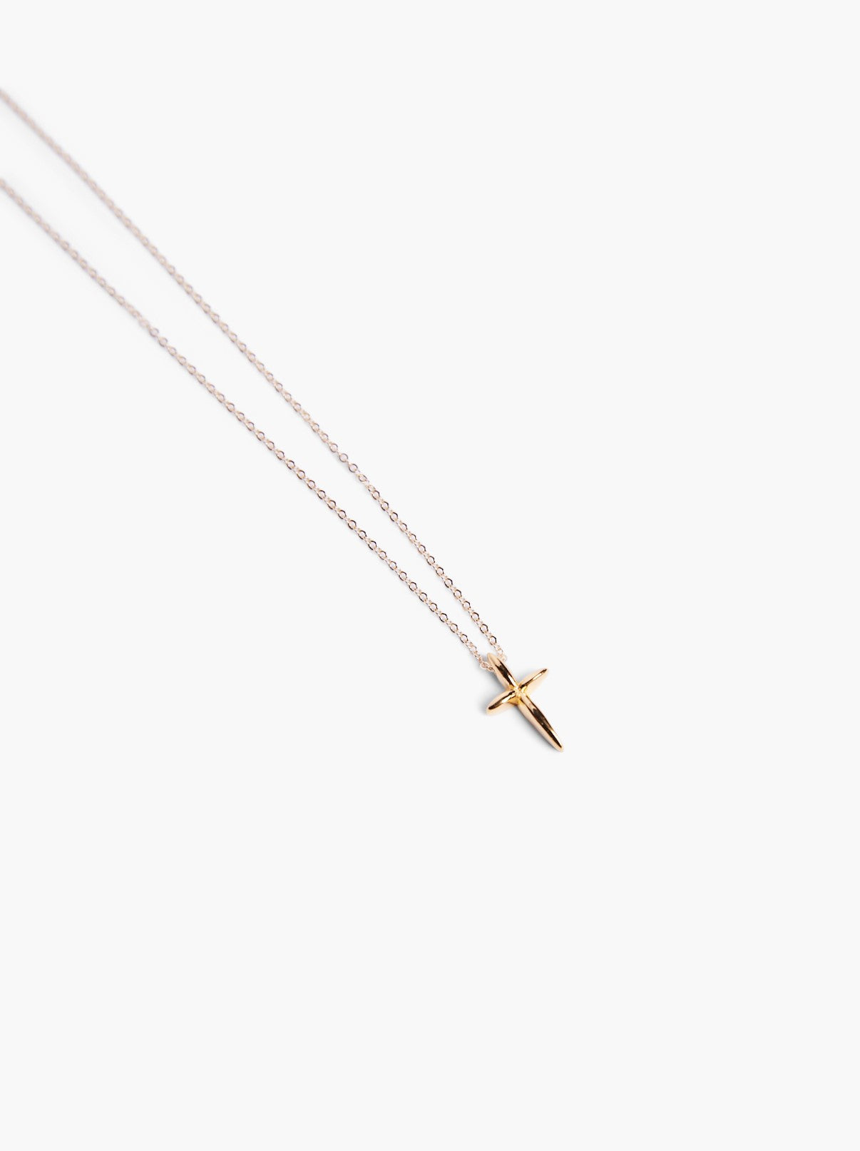 DROPLET CROSS NECKLACE by Able