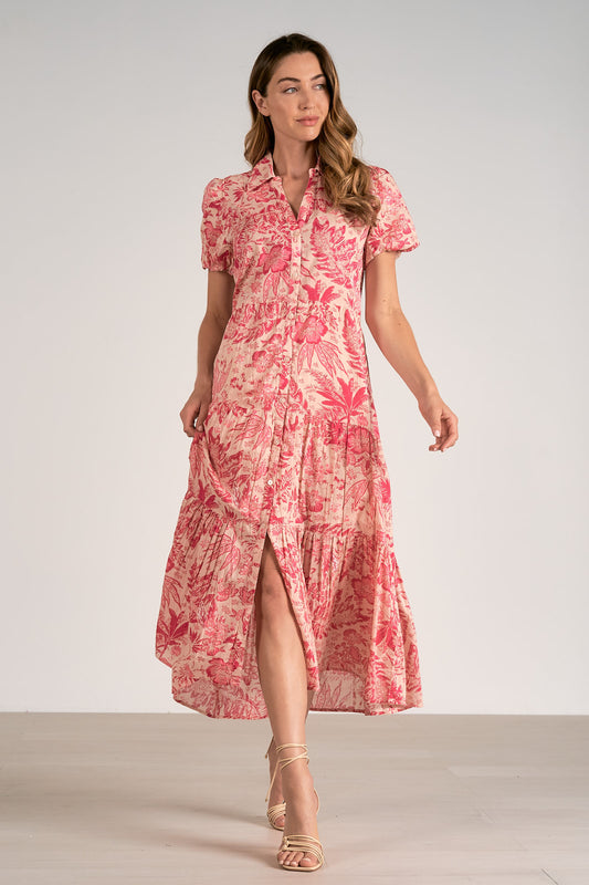 SANDRA MIDI SHIRT DRESS