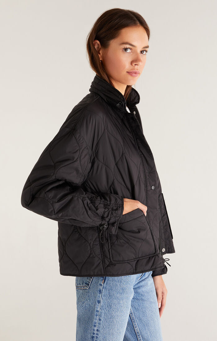 ON THE MOVE QUILTED JACKET