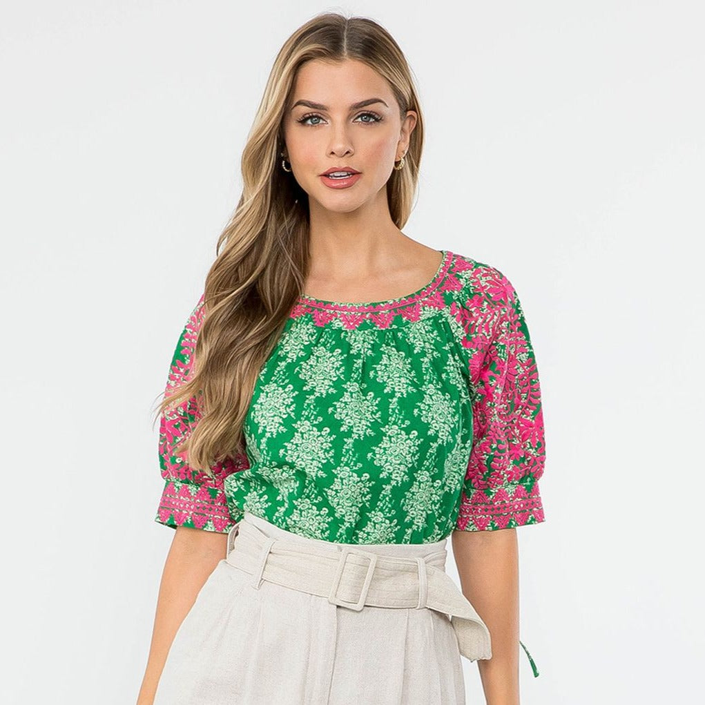 SEQUOIA FLORAL TOP