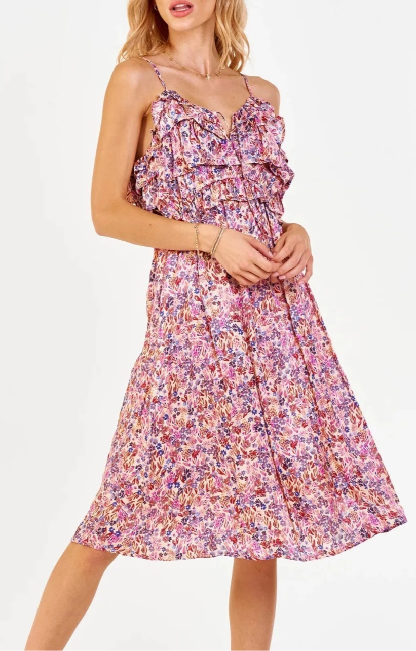 VALENTINA FLORAL DRESS by Dear John