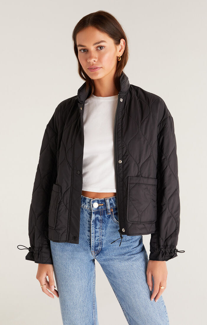 ON THE MOVE QUILTED JACKET